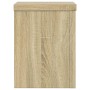 Soportes de plantas 2 uds madera roble Sonoma 15x15x20 cm de , Soportes para macetas - Ref: Foro24-852890, Precio: 23,56 €, D...
