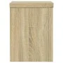 Soportes de plantas 2 uds madera roble Sonoma 15x15x20 cm de , Soportes para macetas - Ref: Foro24-852890, Precio: 23,04 €, D...