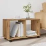 Armario con ruedas madera ingeniería artisian 72x33x42,5 cm de , Mesas auxiliares - Ref: Foro24-853145, Precio: 49,67 €, Desc...