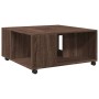 Mesa de centro madera de ingeniería marrón roble 80x80x40 cm de , Mesas de centro - Ref: Foro24-853179, Precio: 81,74 €, Desc...
