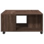Mesa de centro madera de ingeniería marrón roble 80x80x40 cm de , Mesas de centro - Ref: Foro24-853179, Precio: 81,74 €, Desc...