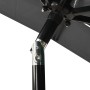 Sombrilla de 3 niveles con poste de aluminio antracita 2x2 m de vidaXL, Sombrillas - Ref: Foro24-313846, Precio: 67,92 €, Des...