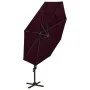 4-stöckiger Regenschirm mit burgunderroter Aluminiumstange 3x3 m von vidaXL, Sonnenschirme - Ref: Foro24-313832, Preis: 159,1...