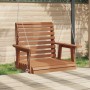 Silla columpio jardín con cadenas de metal madera abeto marrón de , Balancines de jardín - Ref: Foro24-4008979, Precio: 127,4...