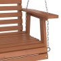 Silla columpio jardín con cadenas de metal madera abeto marrón de , Balancines de jardín - Ref: Foro24-4008979, Precio: 127,4...