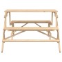 Mesa de picnic bancos 2 en 1 convertible madera maciza abeto de , Mesas de jardín - Ref: Foro24-4008991, Precio: 139,53 €, De...