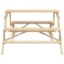 Mesa de picnic bancos 2 en 1 convertible madera maciza abeto de , Mesas de jardín - Ref: Foro24-4008991, Precio: 131,32 €, De...