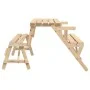 Mesa de picnic bancos 2 en 1 convertible madera maciza abeto de , Mesas de jardín - Ref: Foro24-4008991, Precio: 131,32 €, De...