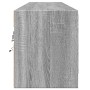 Mueble de TV de pared con LED gris Sonoma 180x31x38 cm de , Muebles TV - Ref: Foro24-3307952, Precio: 153,55 €, Descuento: %