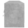 Mueble de TV de pared con LED gris hormigón 180x31x38 cm de , Muebles TV - Ref: Foro24-3307950, Precio: 160,10 €, Descuento: %