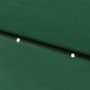 Sombrilla con LED y poste de acero verde 2x3 m de vidaXL, Sombrillas - Ref: Foro24-313786, Precio: 55,01 €, Descuento: %