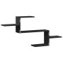 Estante de pared madera de ingeniería negro 104x15x49 cm de , Estantes y estanterías - Ref: Foro24-853201, Precio: 26,61 €, D...