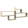 Estantería pared madera ingeniería roble Sonoma 167,5x18x68 cm de , Estantes y estanterías - Ref: Foro24-853319, Precio: 46,2...