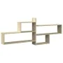 Estantería pared madera ingeniería roble Sonoma 167,5x18x68 cm de , Estantes y estanterías - Ref: Foro24-853319, Precio: 45,5...