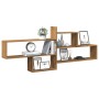 Estante pared madera ingeniería roble artisian 167,5x18x68 cm de , Estantes y estanterías - Ref: Foro24-853325, Precio: 44,95...