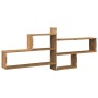 Estante pared madera ingeniería roble artisian 167,5x18x68 cm de , Estantes y estanterías - Ref: Foro24-853325, Precio: 44,95...