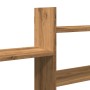 Estante pared madera ingeniería roble artisian 167,5x18x68 cm de , Estantes y estanterías - Ref: Foro24-853325, Precio: 44,95...