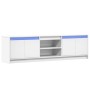 Mueble de TV con LED madera de ingeniería blanco 180x34x50 cm de , Muebles TV - Ref: Foro24-3307912, Precio: 142,62 €, Descue...