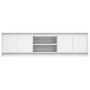 Mueble de TV con LED madera de ingeniería blanco 180x34x50 cm de , Muebles TV - Ref: Foro24-3307912, Precio: 142,62 €, Descue...