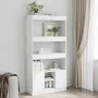 Aparador alto madera de ingeniería blanco 92x33x180 cm de , Librerías y estanterías - Ref: Foro24-3309618, Precio: 107,92 €, ...