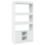 Aparador alto madera de ingeniería blanco 92x33x180 cm de , Librerías y estanterías - Ref: Foro24-3309618, Precio: 109,95 €, ...