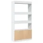 Aparador alto madera de ingeniería blanco 92x33x180 cm de , Librerías y estanterías - Ref: Foro24-3309618, Precio: 107,92 €, ...