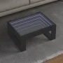 Mesa de centro con Infinity LED negro 70x53x30 cm by , Coffee table - Ref: Foro24-847631, Price: 84,02 €, Discount: %