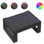 Mesa de centro con Infinity LED negro 70x53x30 cm by , Coffee table - Ref: Foro24-847631, Price: 84,02 €, Discount: %