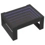 Mesa de centro con Infinity LED negro 70x53x30 cm by , Coffee table - Ref: Foro24-847631, Price: 84,02 €, Discount: %