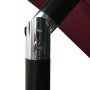 Sombrilla de 3 niveles con poste de aluminio burdeos 2,5x2,5 m de vidaXL, Sombrillas - Ref: Foro24-313840, Precio: 75,84 €, D...
