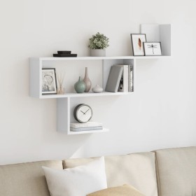 Estante de pared madera de ingeniería blanco 100x15x70 cm de , Estantes y estanterías - Ref: Foro24-853191, Precio: 34,07 €, ...