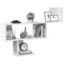 Estante de pared madera de ingeniería blanco 100x15x70 cm de , Estantes y estanterías - Ref: Foro24-853191, Precio: 34,07 €, ...