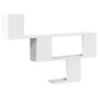 Estante de pared madera de ingeniería blanco 100x15x70 cm de , Estantes y estanterías - Ref: Foro24-853191, Precio: 34,07 €, ...