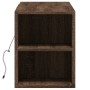 Mueble de TV de pared con luces LED marrón roble 135x31x39,5 cm de , Muebles TV - Ref: Foro24-852389, Precio: 80,50 €, Descue...