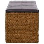 Banco con 2 cestas hierba marina 71x40x42 cm marrón en Bancos para recibidores y almacenamiento | Comprar online en Foru.es