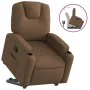 Sillón reclinable elevable de tela marrón de , Sillones - Ref: Foro24-3204372, Precio: 275,40 €, Descuento: %