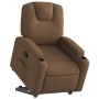Sillón reclinable elevable de tela marrón de , Sillones - Ref: Foro24-3204372, Precio: 247,26 €, Descuento: %