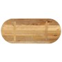 Tablero de mesa ovalado madera maciza mango rugosa 80x40x3,8 cm de , Tableros para mesas - Ref: Foro24-370112, Precio: 51,76 ...