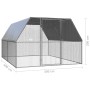 Jaula gallinero de acero galvanizado 3x4x2 m de , Jaulas y habitáculos para animales pequeños - Ref: Foro24-3278808, Precio: ...