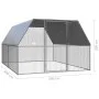 Jaula gallinero de acero galvanizado 3x4x2 m de , Jaulas y habitáculos para animales pequeños - Ref: Foro24-3278808, Precio: ...