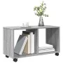 Armario con ruedas madera ingeniería gris Sonoma 72x33x42,5 cm de , Mesas auxiliares - Ref: Foro24-853142, Precio: 39,52 €, D...