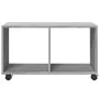 Engineered wood gray Sonoma 72x33x42.5 cm wheeled cabinet by , Side tables - Ref: Foro24-853142, Price: 39,52 €, Discount: %
