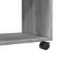 Engineered wood gray Sonoma 72x33x42.5 cm wheeled cabinet by , Side tables - Ref: Foro24-853142, Price: 39,52 €, Discount: %