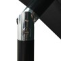 Sombrilla de 3 niveles con poste de aluminio negra 2,5x2,5 m de vidaXL, Sombrillas - Ref: Foro24-313842, Precio: 76,01 €, Des...