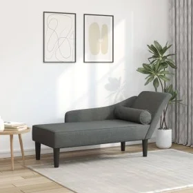 Sofá diván con cojines tela gris oscuro de , Divanes - Ref: Foro24-4007597, Precio: 155,68 €, Descuento: %