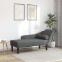 Sofá diván con cojines tela gris oscuro de , Divanes - Ref: Foro24-4007597, Precio: 160,05 €, Descuento: %