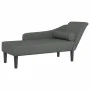 Sofá diván con cojines tela gris oscuro de , Divanes - Ref: Foro24-4007597, Precio: 155,68 €, Descuento: %