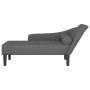 Sofá diván con cojines tela gris oscuro de , Divanes - Ref: Foro24-4007597, Precio: 160,05 €, Descuento: %