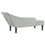 Sofá diván con cojines terciopelo gris claro de , Divanes - Ref: Foro24-4007588, Precio: 149,70 €, Descuento: %