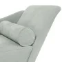 Sofá diván con cojines terciopelo gris claro de , Divanes - Ref: Foro24-4007588, Precio: 149,70 €, Descuento: %